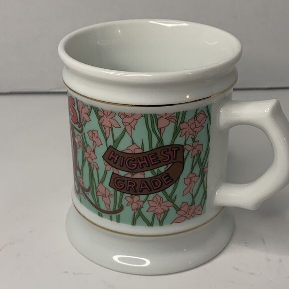 The Corner Store HILLS BROS JAVA COFFEE Porcelain Mug 1984 Franklin Porcelain - Picture 2 of 7